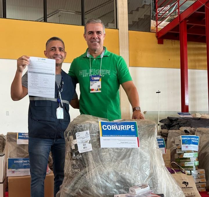 Coruripe recebe equipamentos do Ministério da Saúde para modernizar UBS do município